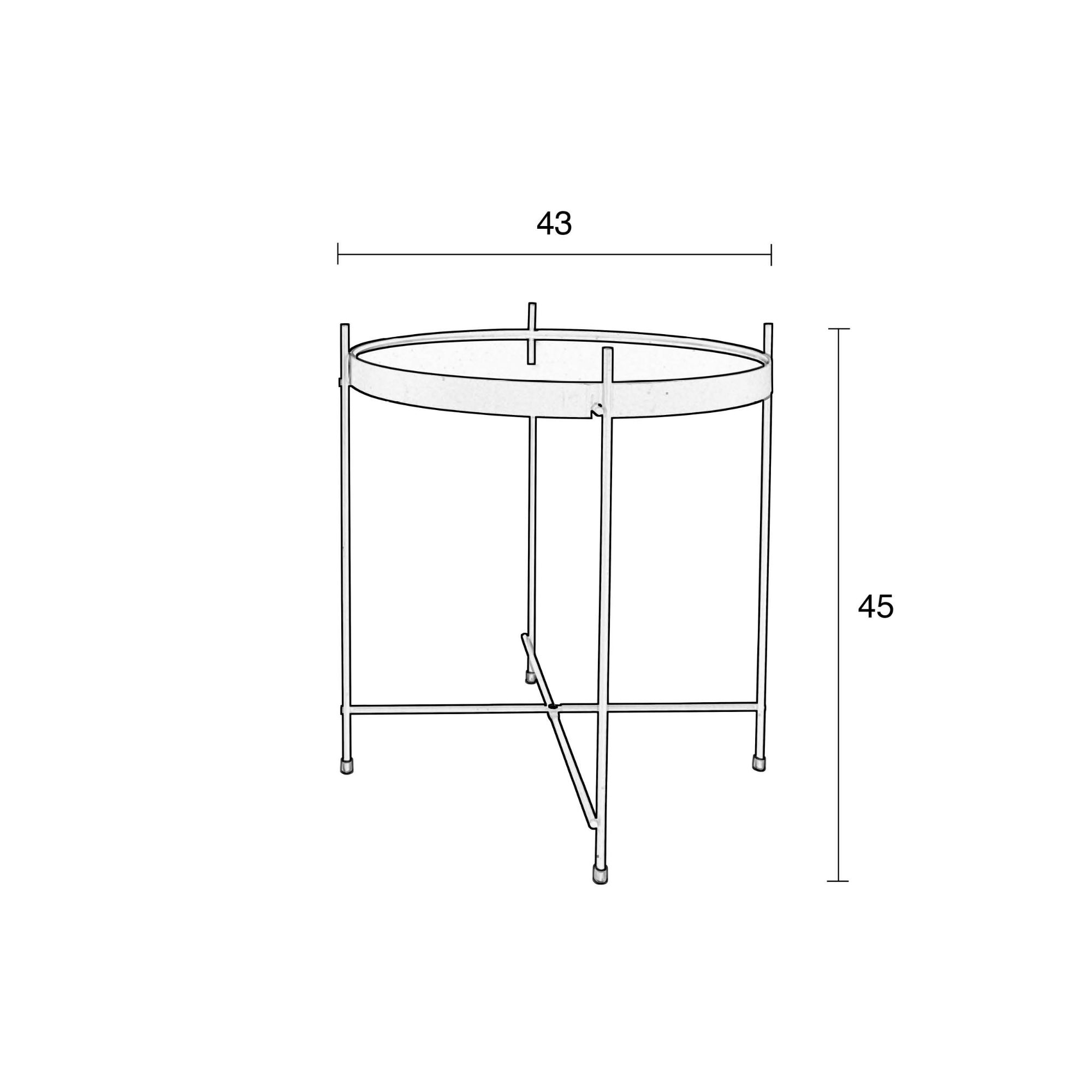 table d’appoint noire cupidon – taille s 7 table d’appoint noire cupidon – taille s – image 7