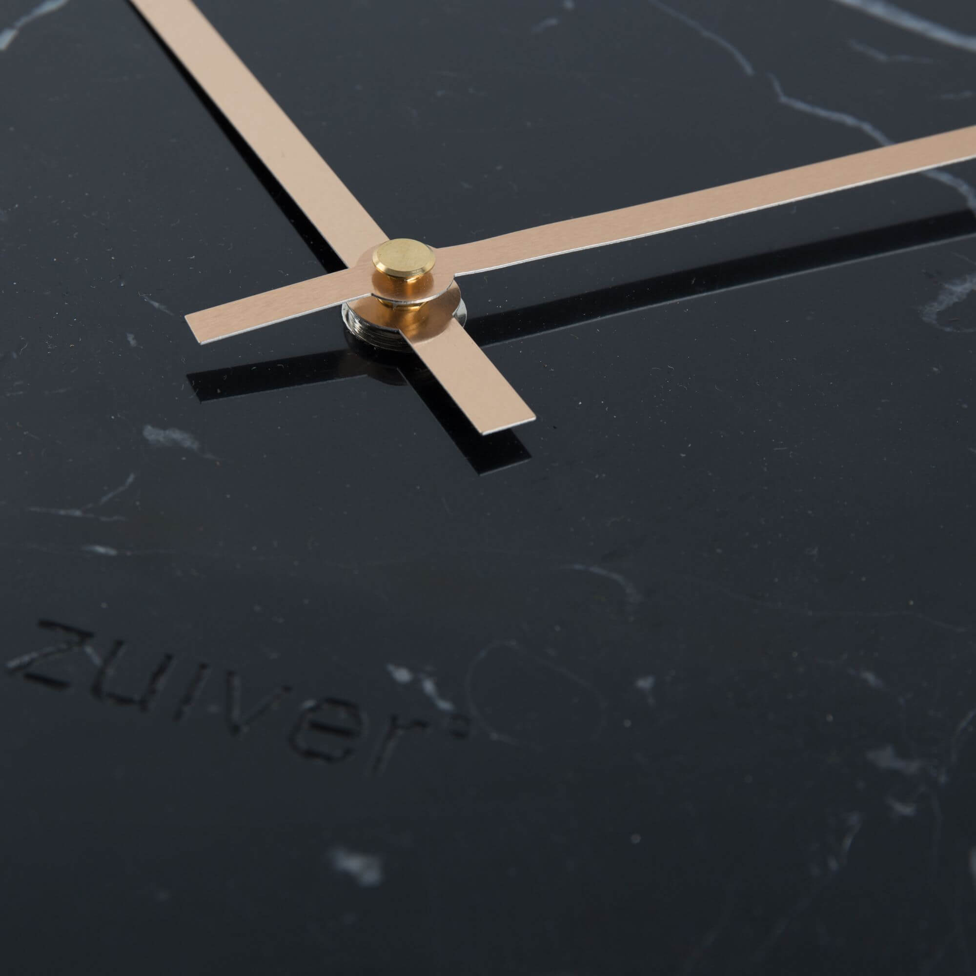 horloge marbre noir & or - ø 25 4 horloge marbre noir & or - ø 25 – image 4