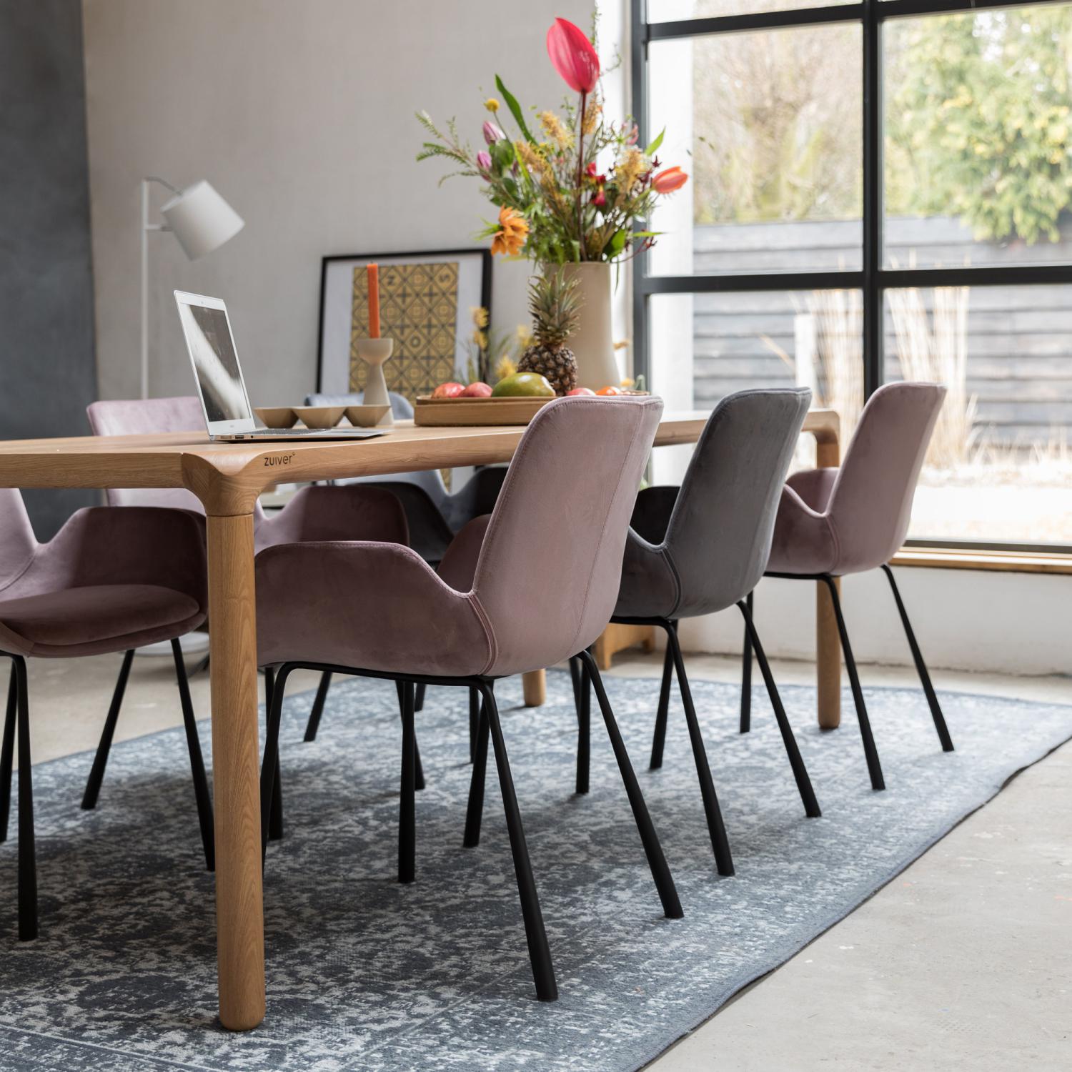 chaise brit - rose poudré 2 chaise brit - rose poudré – image 2