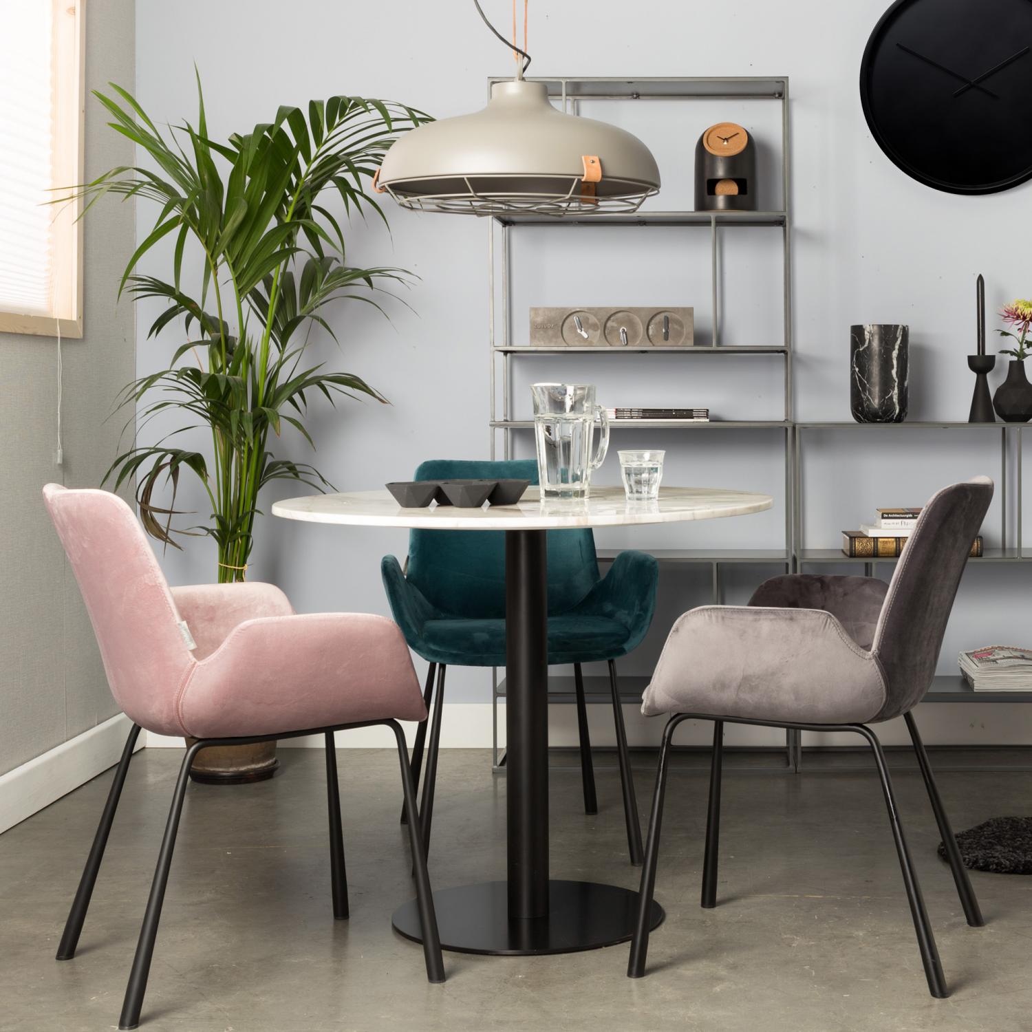 chaise brit - rose poudré 4 chaise brit - rose poudré – image 4