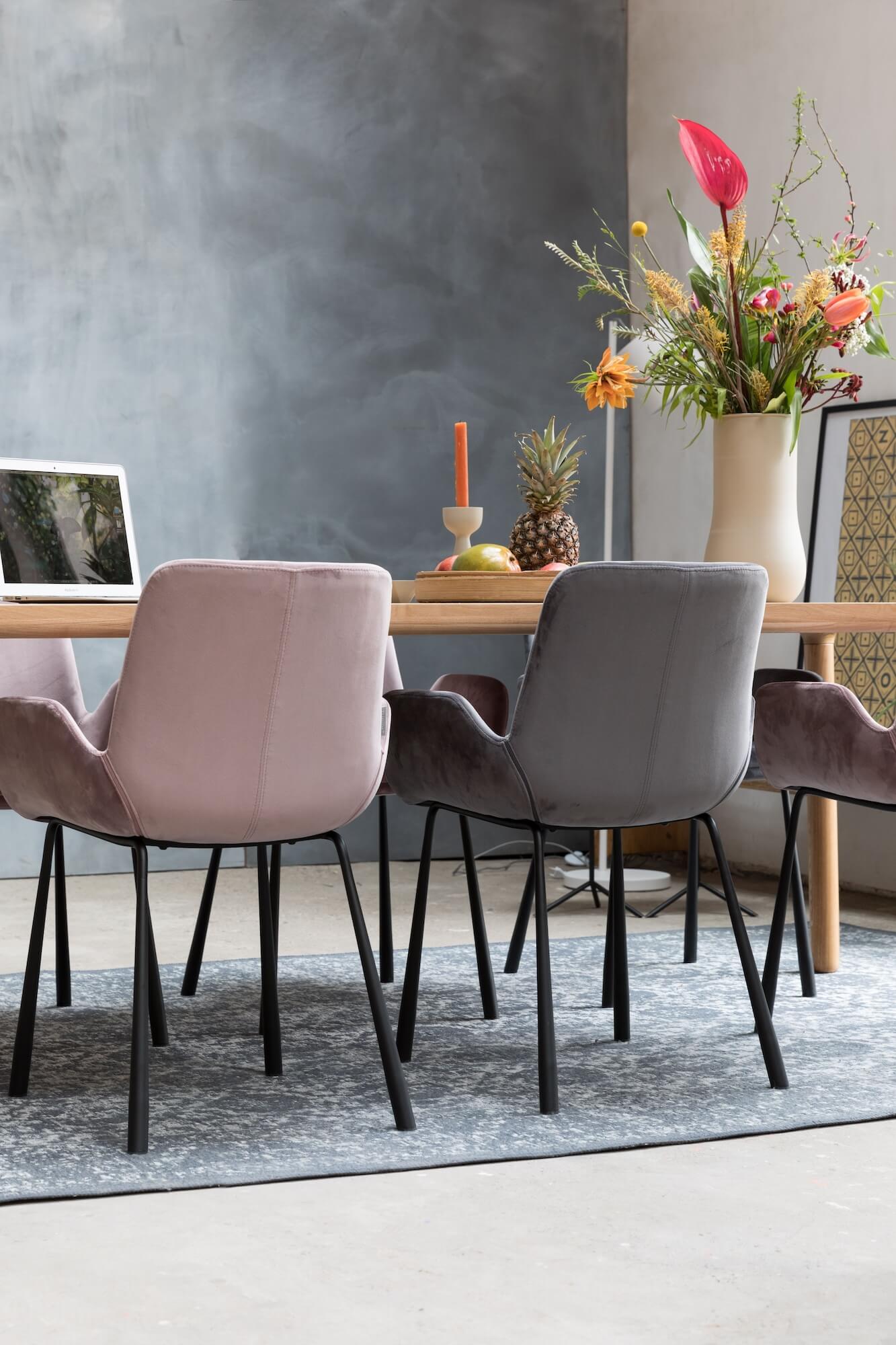 chaise brit - rose poudré 3 chaise brit - rose poudré – image 3