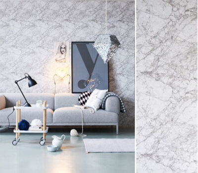 home 51 papier peint - marbre gris