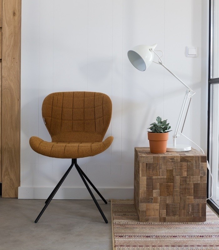 chaise omg - cognac 9 chaise omg - camel