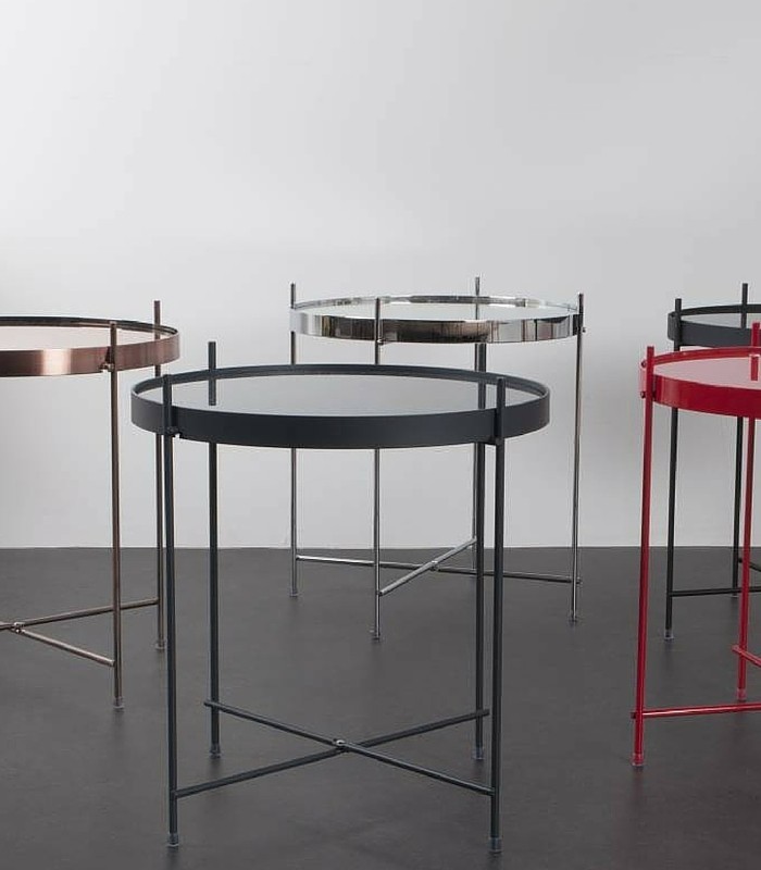 table d’appoint noire cupidon – taille s 4 table d'appoint noir cupidon - s