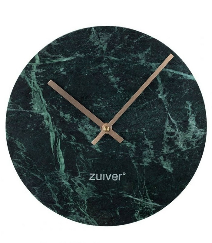 horloge marbre vert & or - ø 25 1 horloge marbre vert & or - ø 25