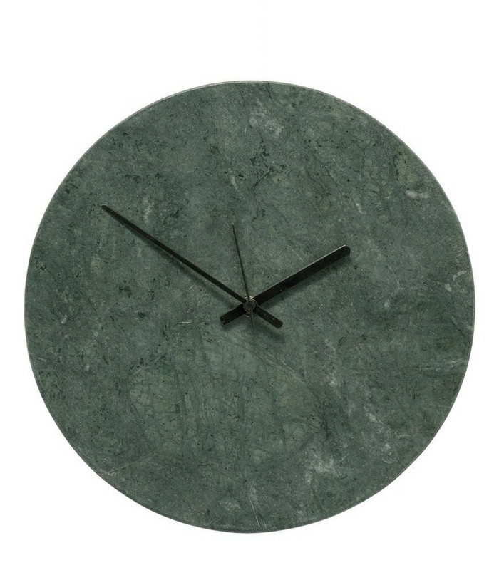horloge - marbre vert 1 horloge - marbre vert