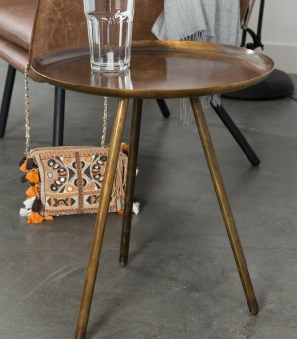 table d'appoint frost - cuivré