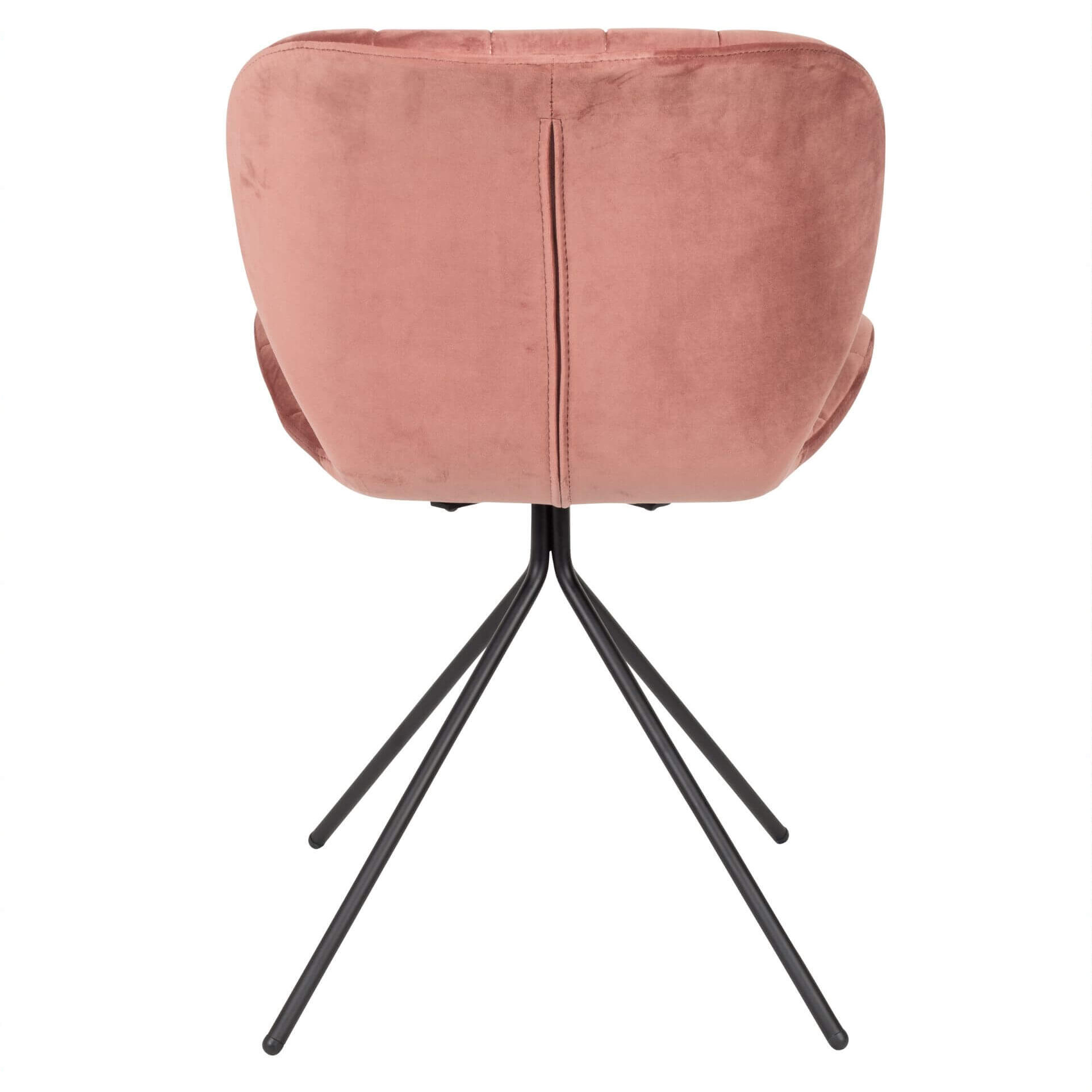 chaise omg - velours - rose poudré 9 chaise omg - velours - rose poudré – image 9