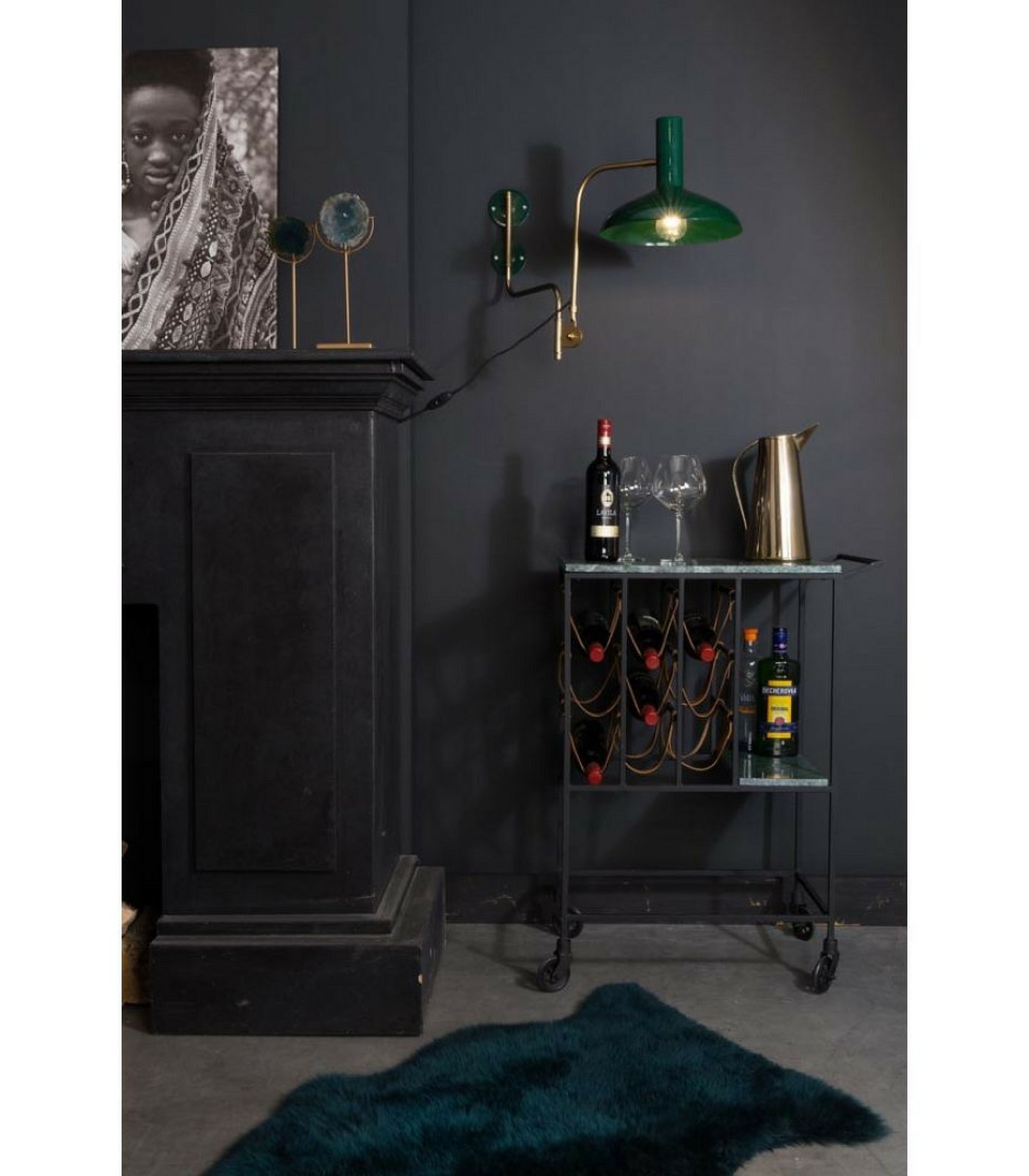 bougeoir agate - bleu 7 bougeoir agate - bleu – image 7