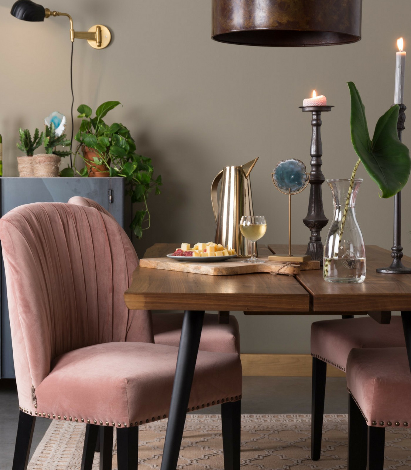 bougeoir agate - bleu 2 bougeoir agate - bleu – image 2