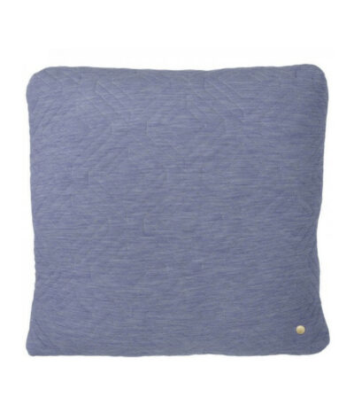 coussin quilt 45 x 45 cm - bleu clair