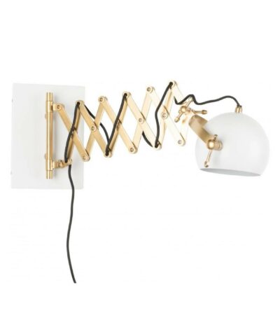 home 60 applique murale mila - blanc/laiton