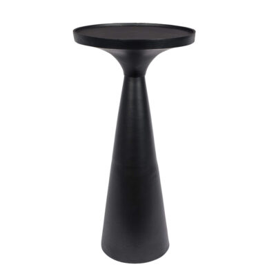 table d'appoint floss - noir - ø 28 x h 56 cm