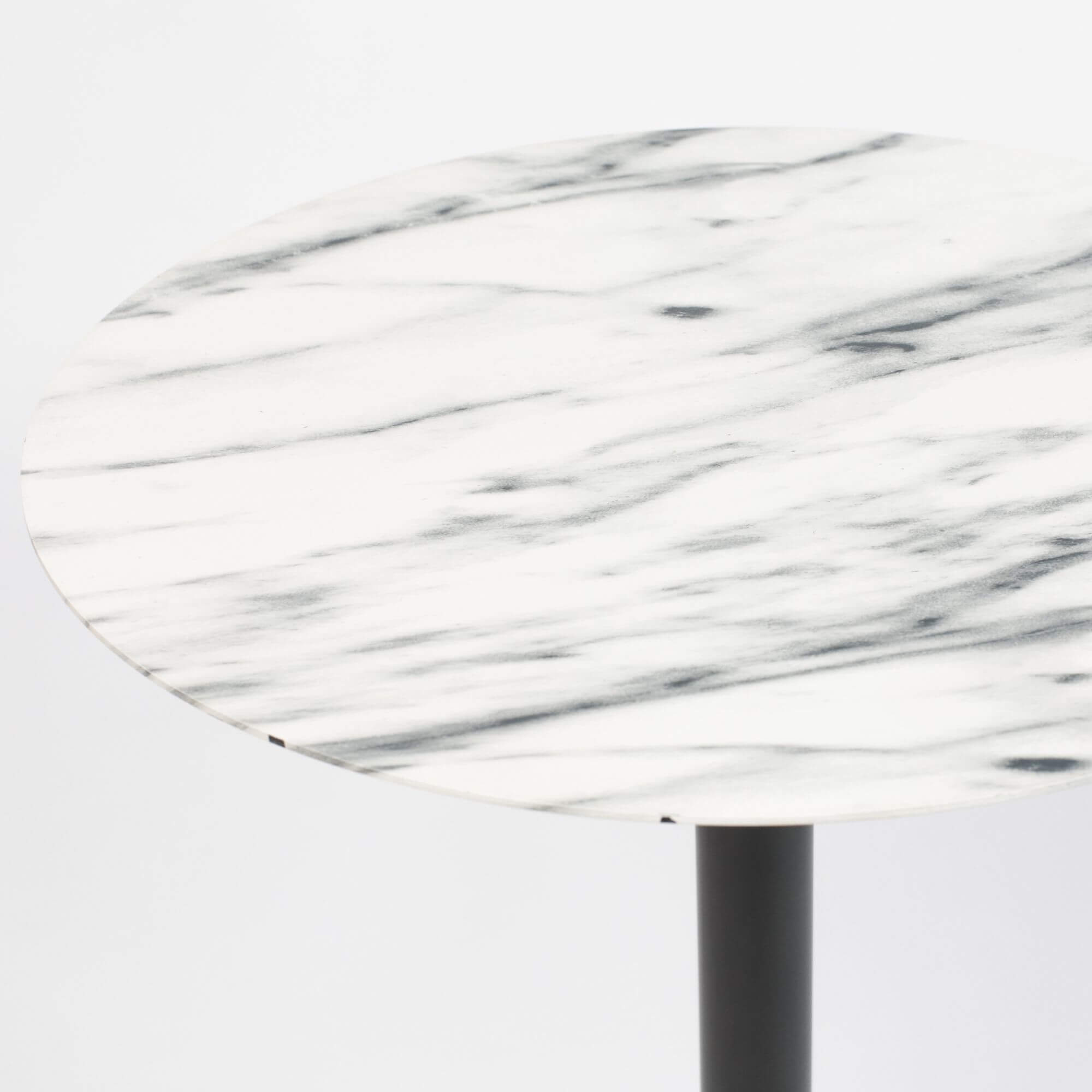 table d’appoint snow effet marbre - rond - ø 35 x h 45 cm 5 table d’appoint snow effet marbre - rond - ø 35 x h 45 cm – image 5