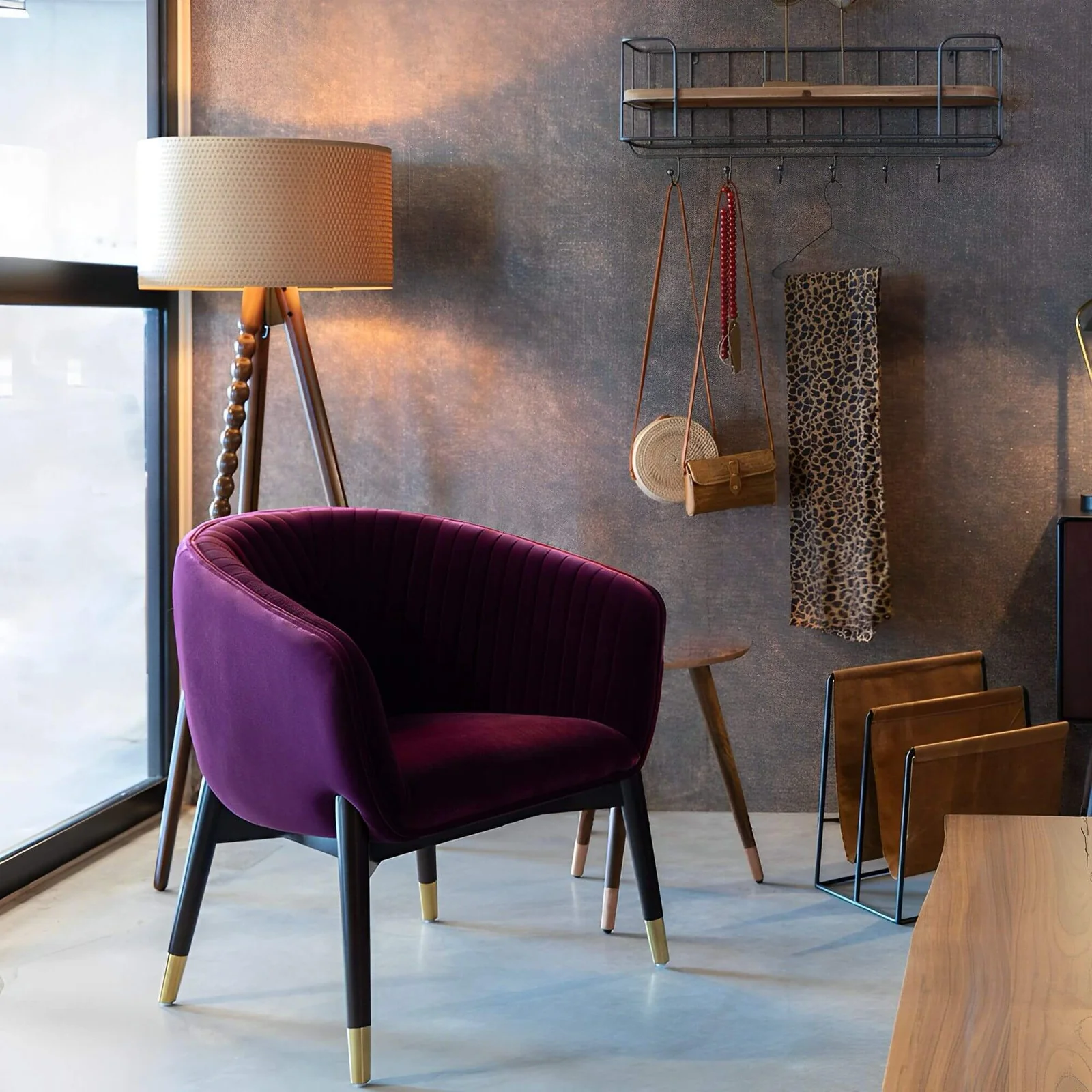 fauteuil lounge dolly - purple (ignifugé) 1 fauteuil lounge dolly - purple (ignifugé)