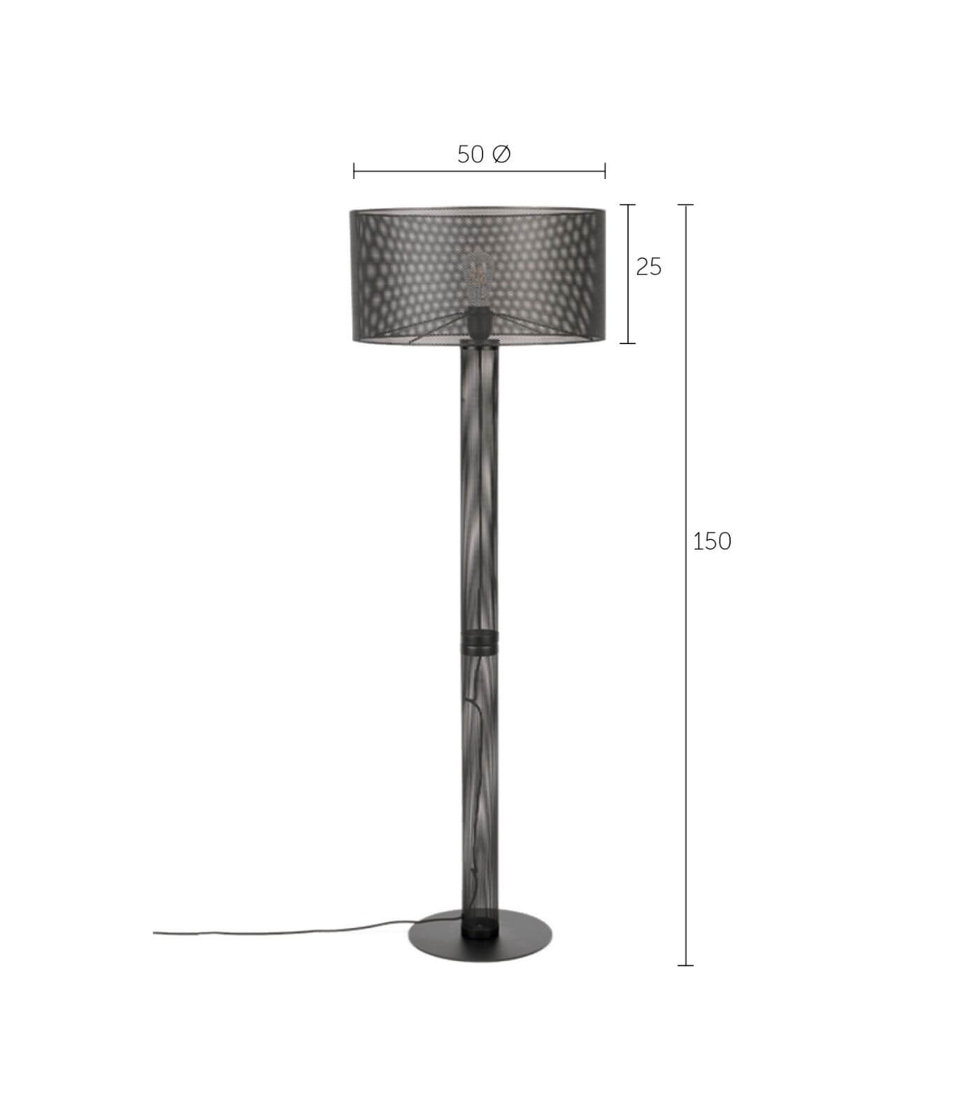 lampadaire sweet mesh - dorée 7 lampadaire sweet mesh - dorée – image 7