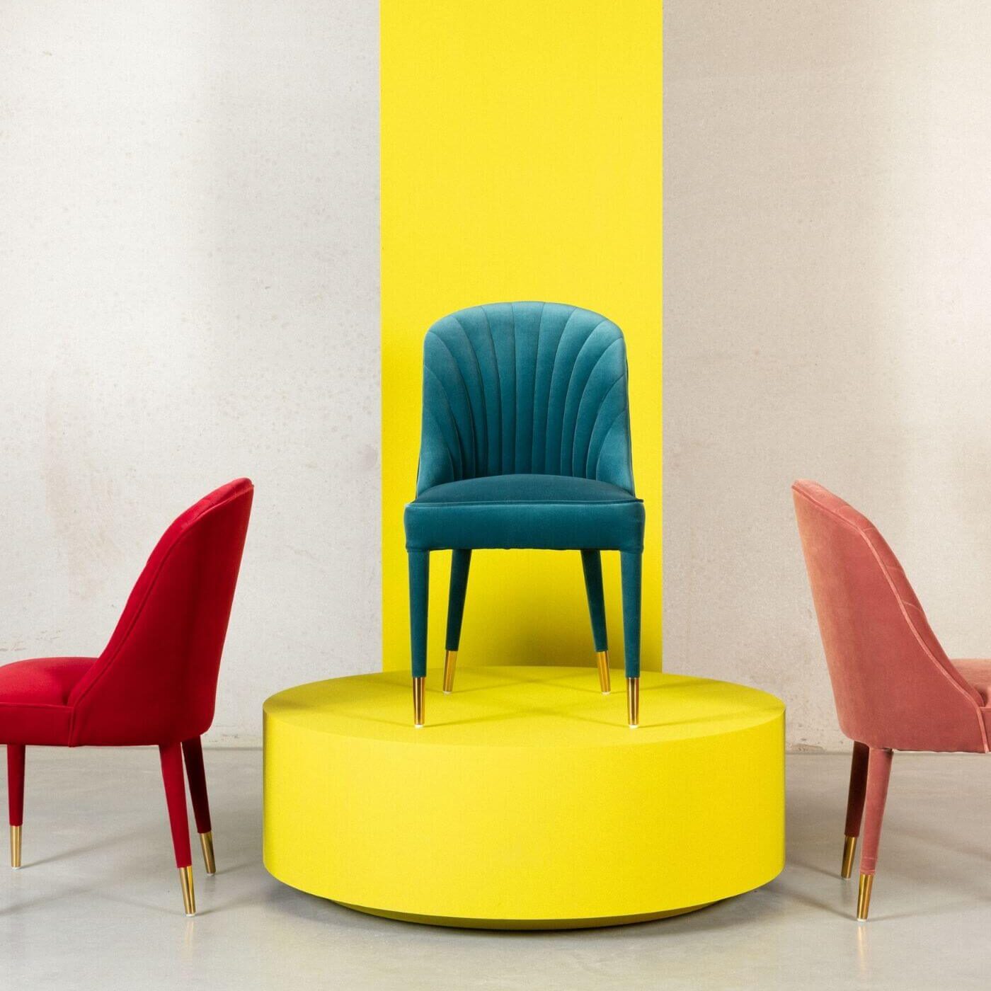 chaise give me more - rouge (ignifugé) 2 chaise give me more - rouge (ignifugé) – image 2