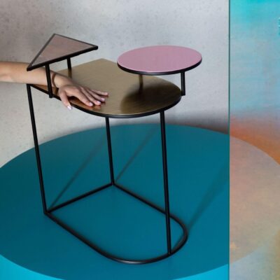 home 59 table d'appoint act ironic - l 60 x h 62 cm