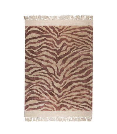 home 60 tapis zebra friendly rosé - 160 x 230 cm
