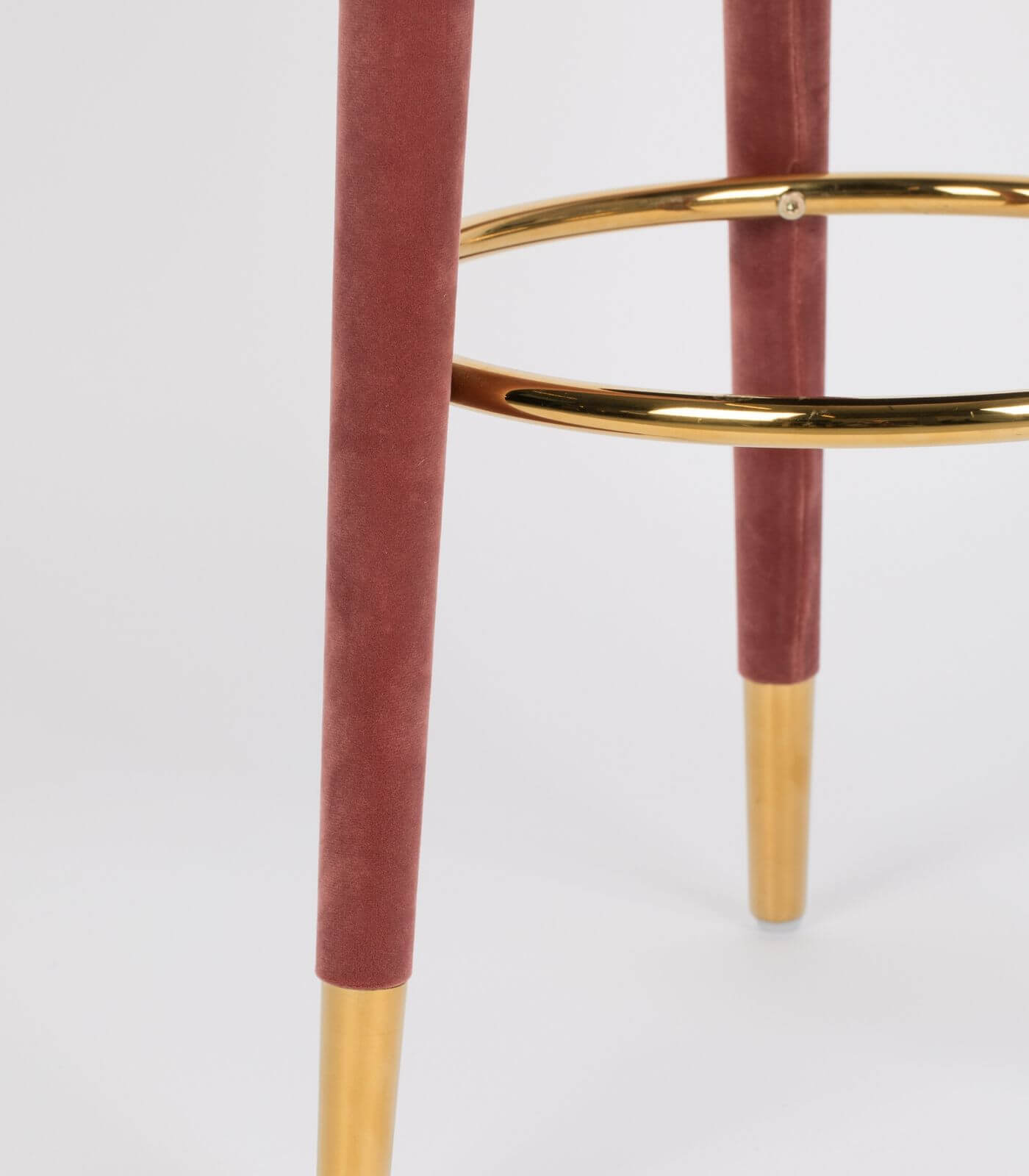 tabouret de bar macaron - h 74 cm - rose (ignifugé) 3 tabouret de bar macaron - h 74 cm - rose (ignifugé) – image 3