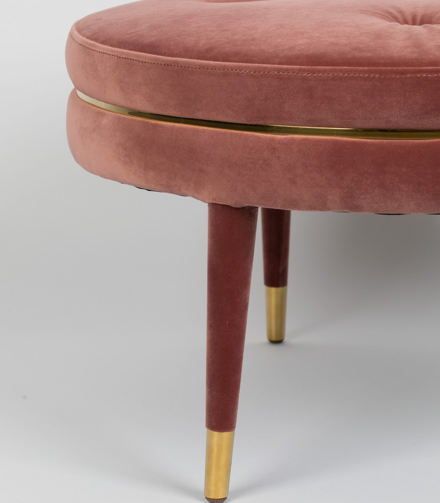 ottoman macaron – ø 74 x h 48 cm - rose (ignifugé) 4 ottoman macaron – ø 74 x h 48 cm - rose (ignifugé) – image 4