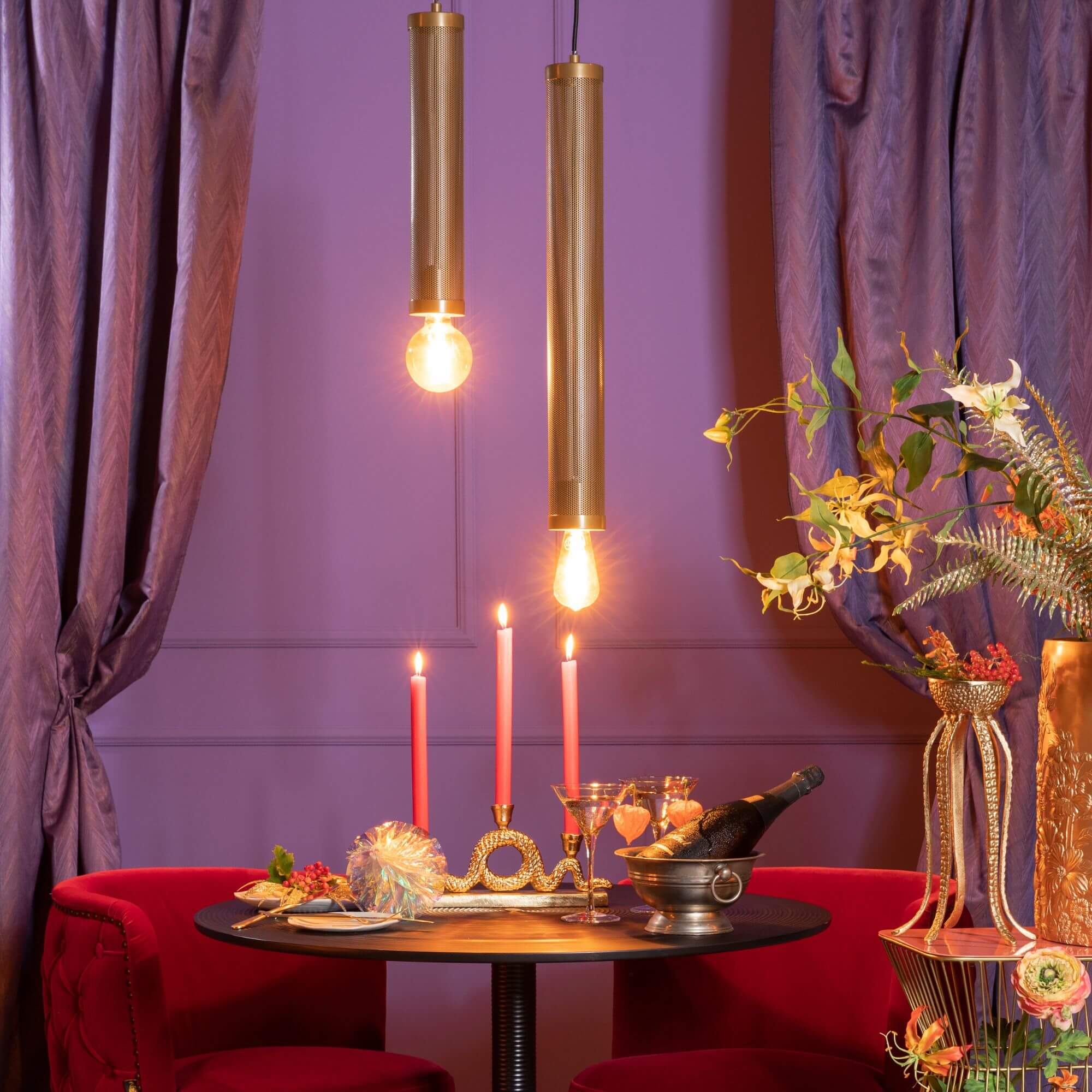 suspension sweet mesh s - dorée 2 suspension sweet mesh s - dorée – image 2