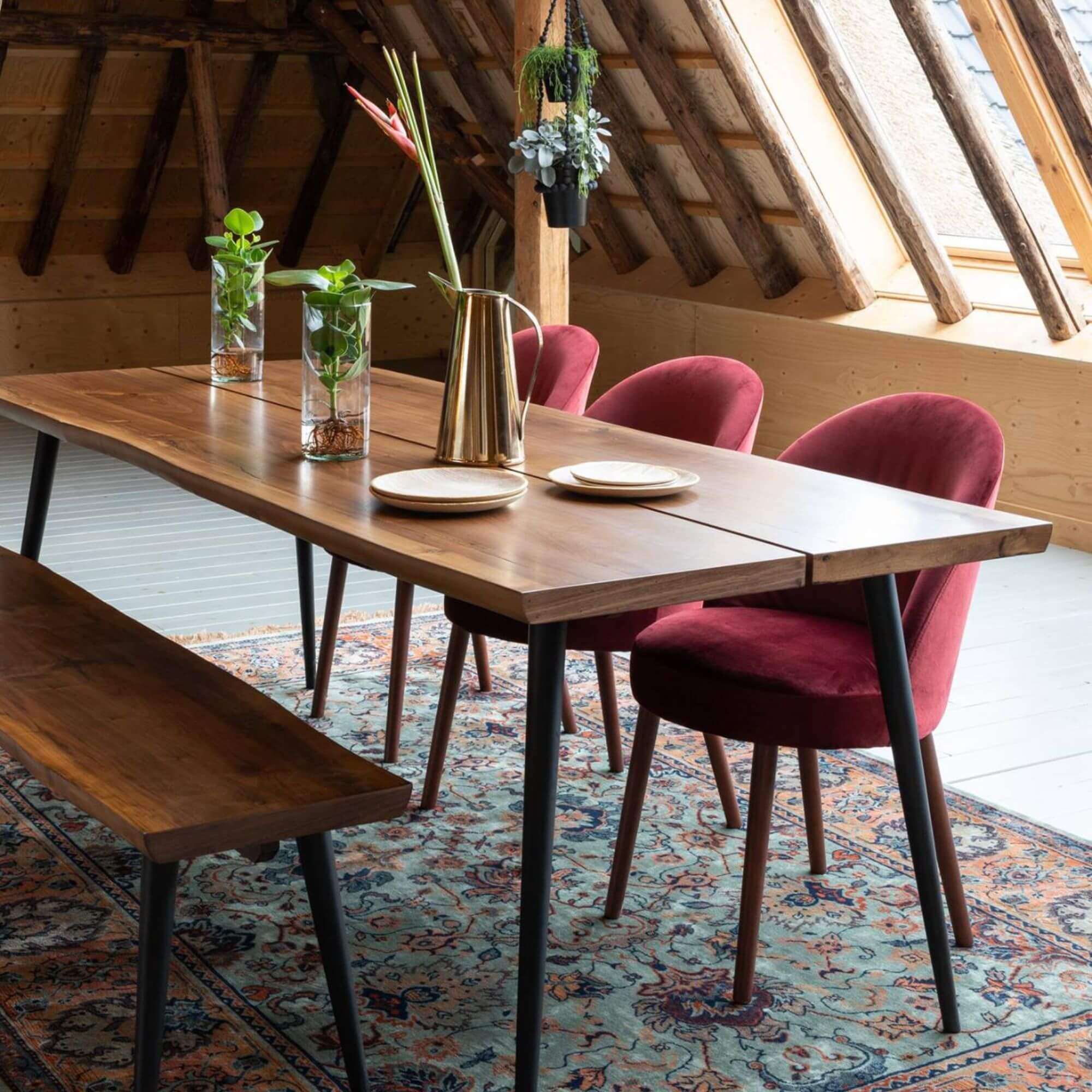 table à manger kubu - 160 cm 4 table à manger kubu - 160 cm – image 4