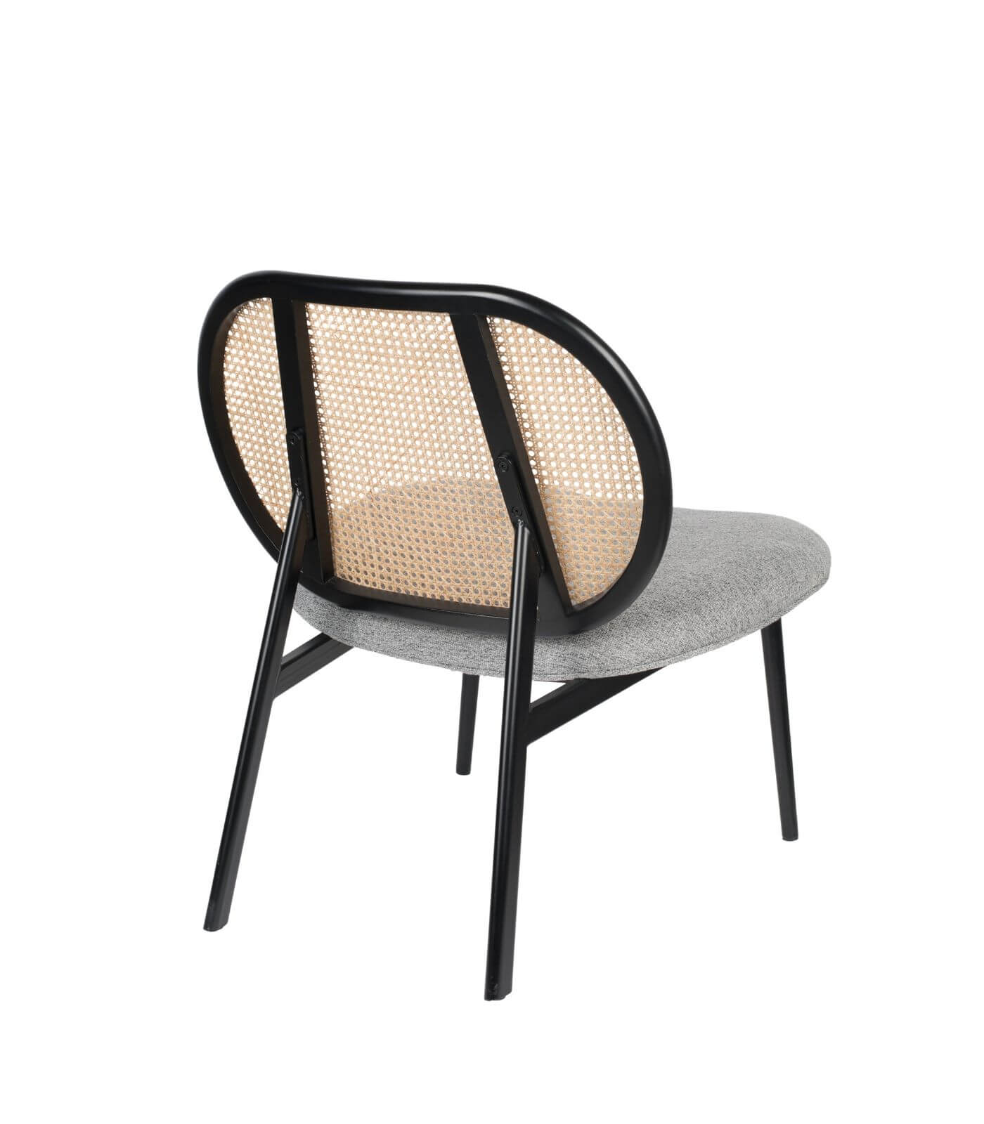 fauteuil lounge spike - cannage/gris 14 fauteuil lounge spike - cannage/gris – image 14