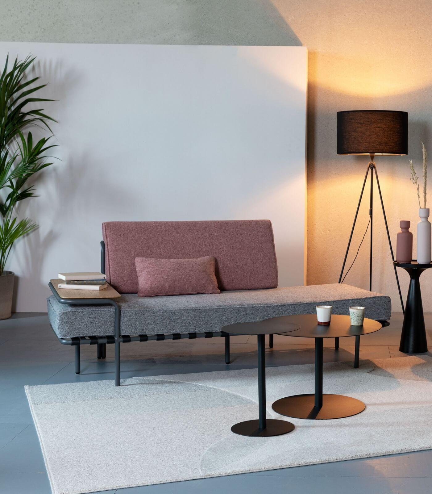 canapé/daybed star saumon/gris - l 185 cm 9 canapé/daybed star saumon/gris - l 185 cm – image 9