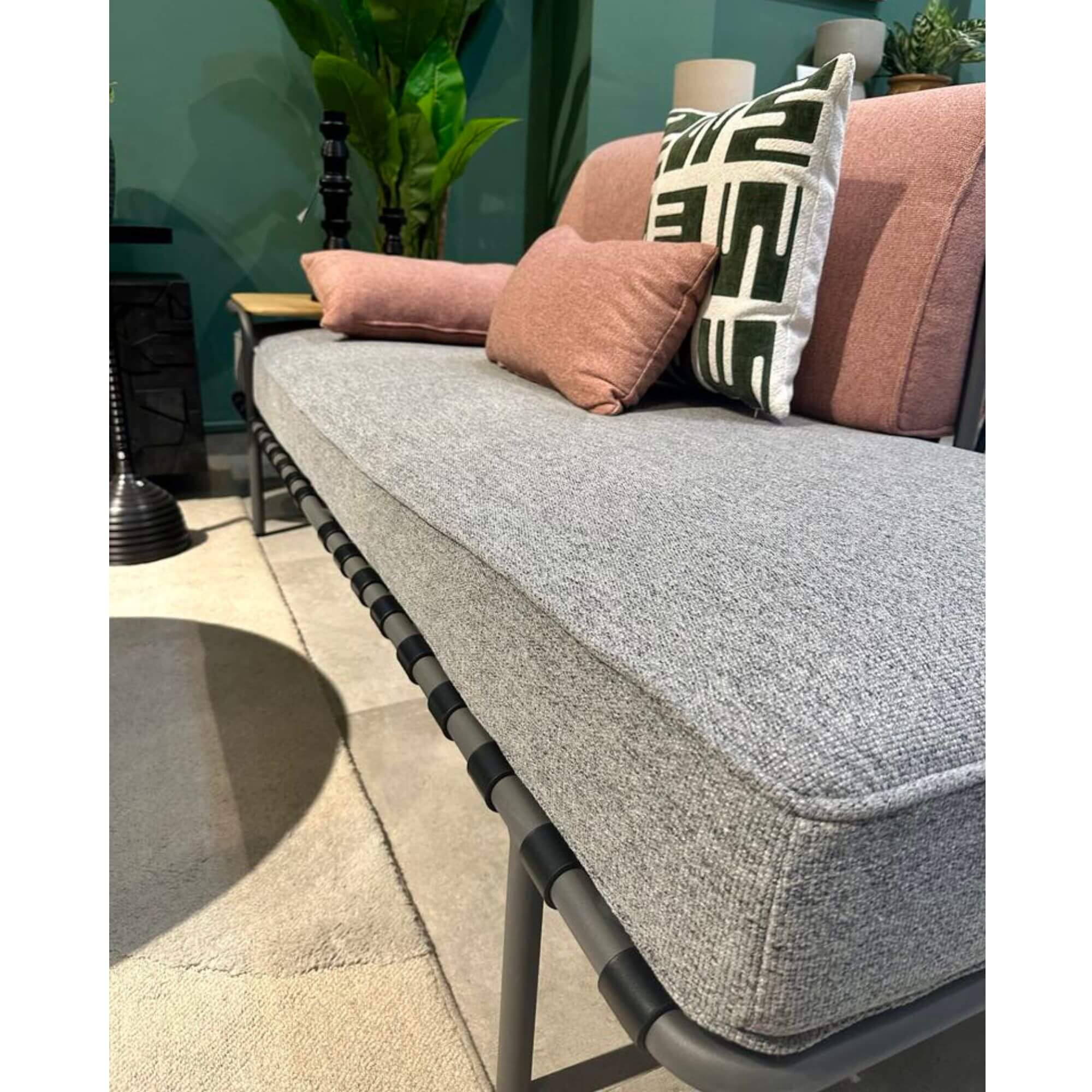 canapé/daybed star saumon/gris - l 185 cm 3 canapé/daybed star saumon/gris - l 185 cm – image 3