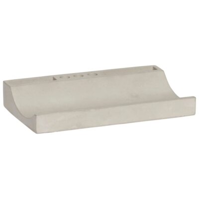 home 64 organiseur de bureau - béton - l 20 x p 12 cm