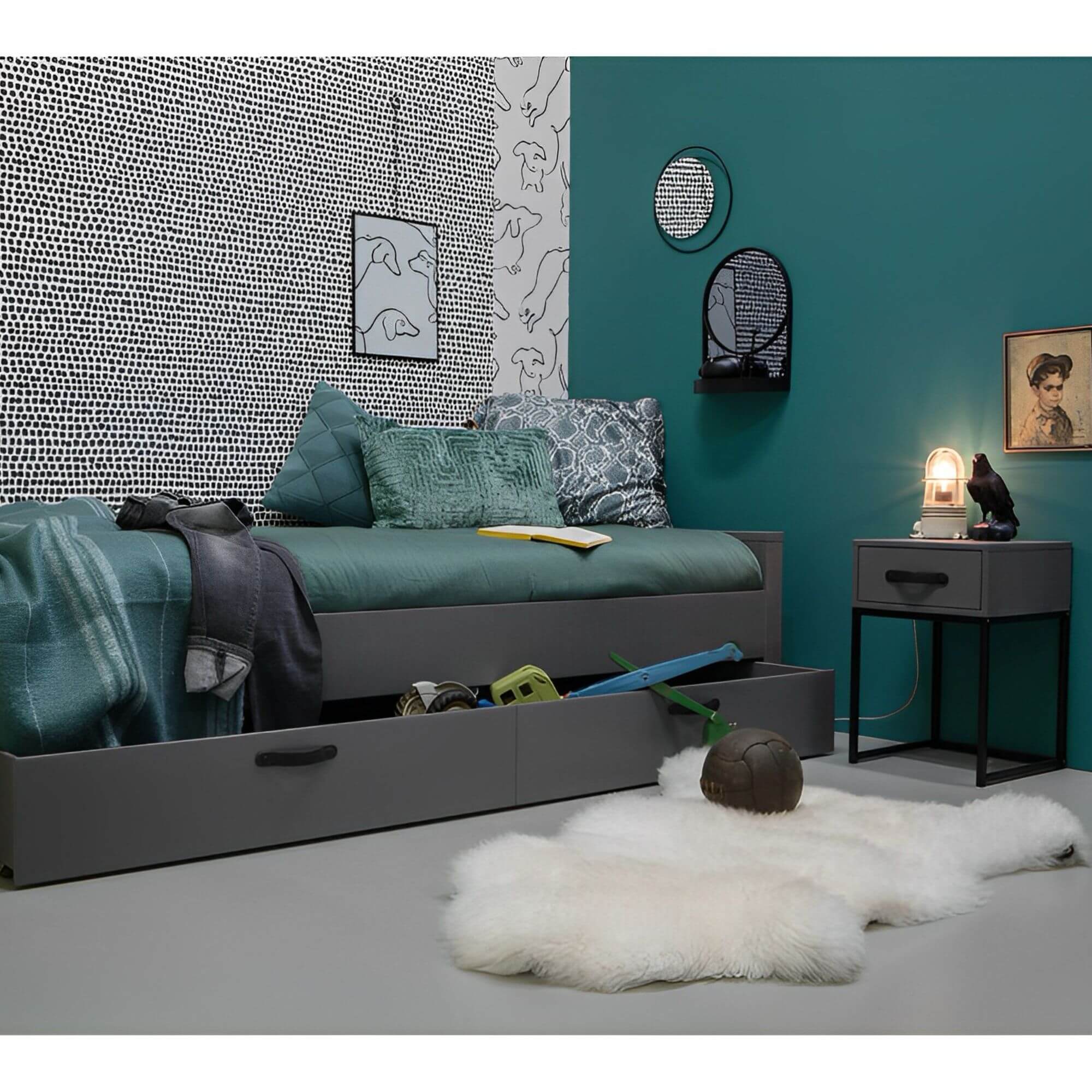 petit miroir moon - ø 30 cm 2 petit miroir moon - ø 30 cm – image 2