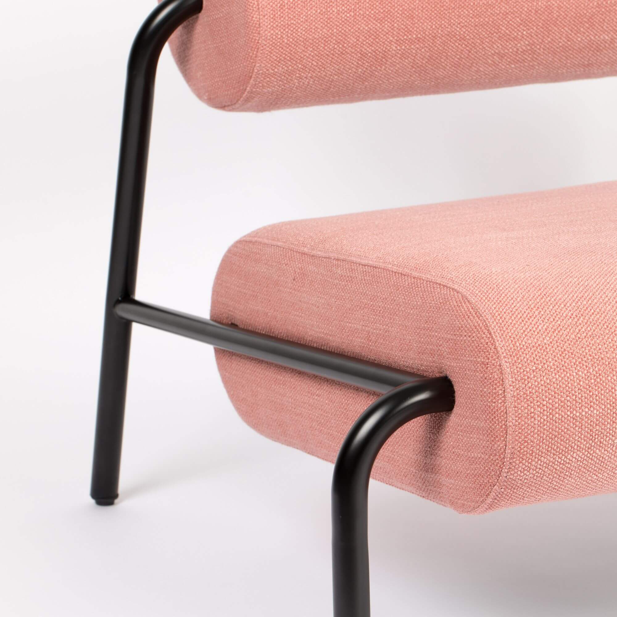 fauteuil lounge lekima - saumon 7 fauteuil lounge lekima - saumon – image 7