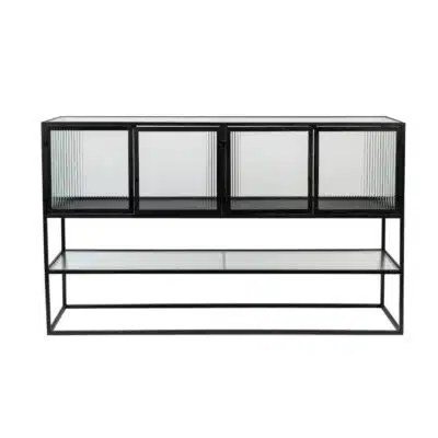 home 52 buffet/vaisselier haut boli - l 150 x h 90 cm