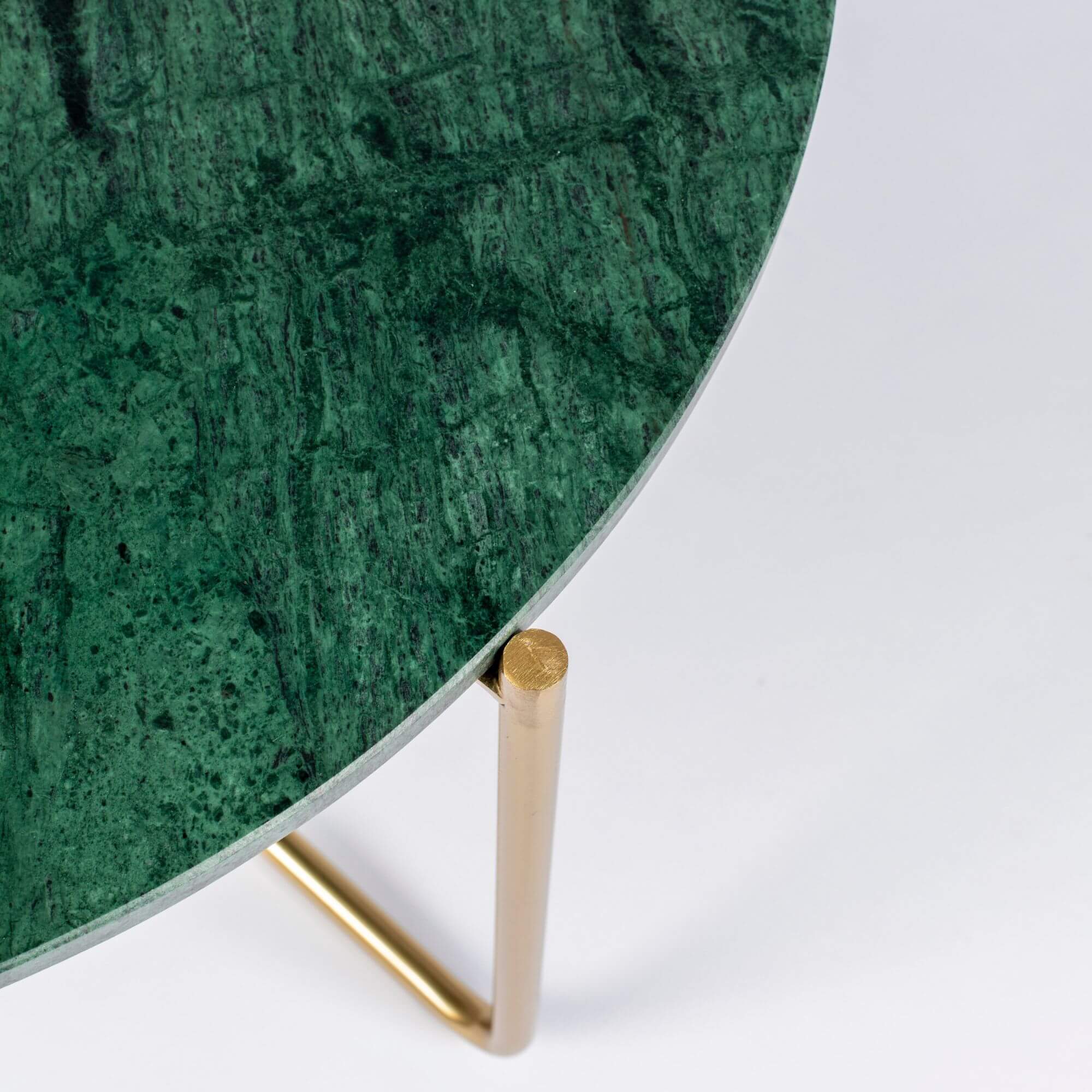 table basse shiny - marbre vert - ø 70 x h 40 cm 4 table basse shiny - marbre vert - ø 70 x h 40 cm – image 4