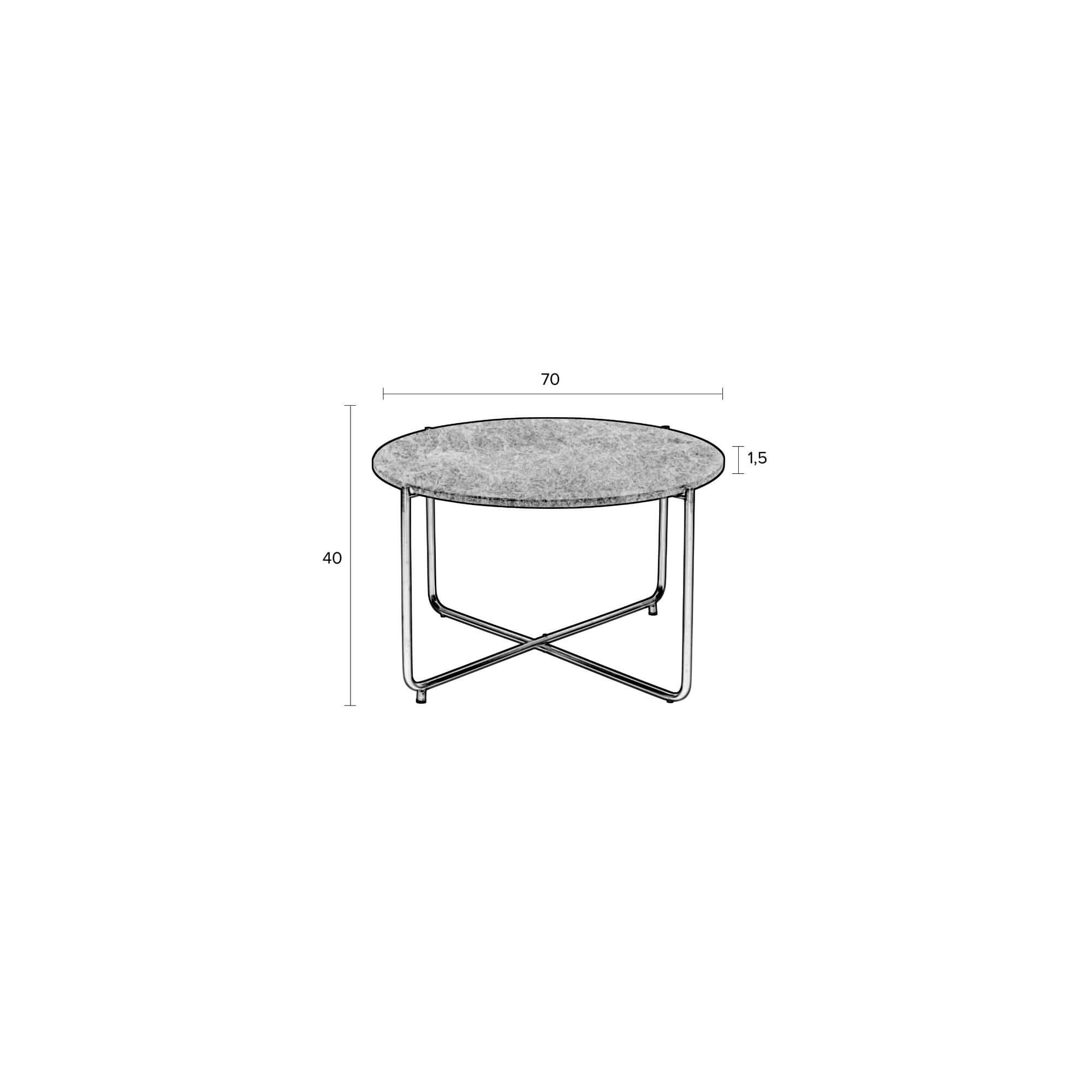 table basse shiny - marbre vert - ø 70 x h 40 cm 9 table basse shiny - marbre vert - ø 70 x h 40 cm – image 9