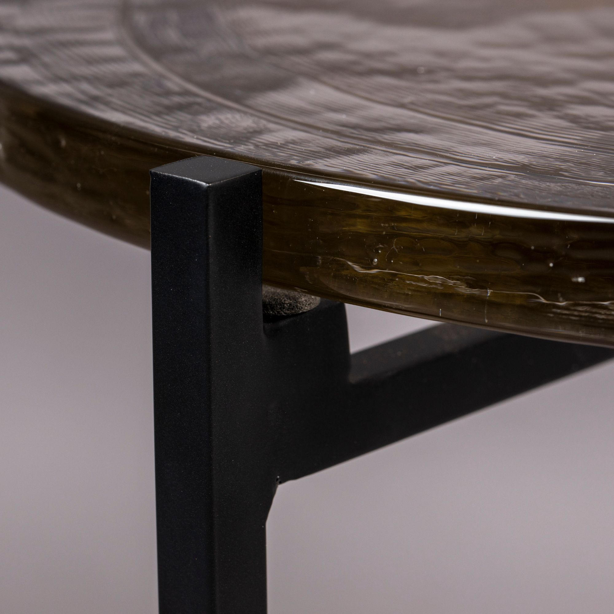 table d'appoint vidrio - noir - ø 40 x h 45 cm 8 table d'appoint vidrio - noir - ø 40 x h 45 cm – image 8