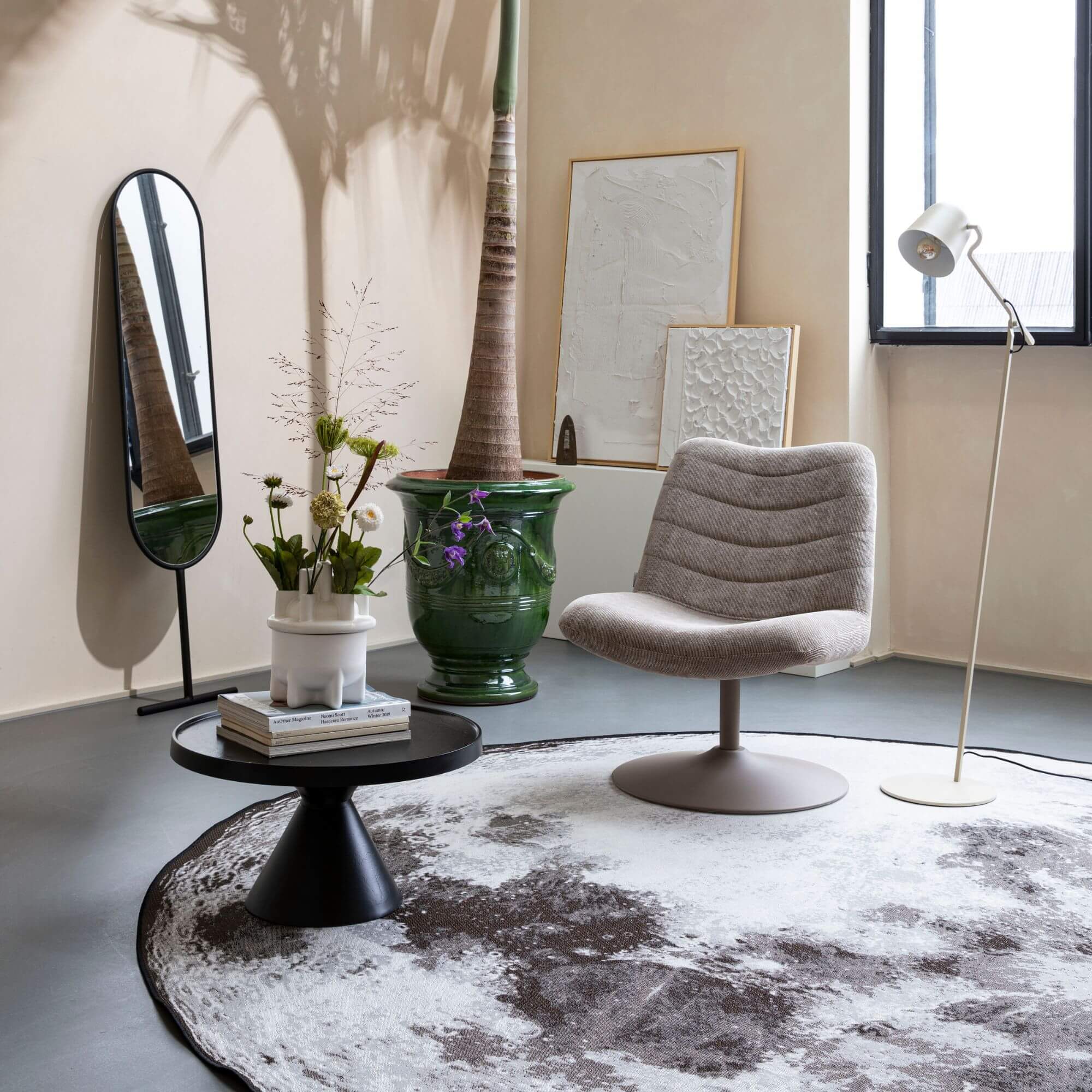 table basse floss - noir - ø 60 x h 33 cm 4 table basse floss - noir - ø 60 x h 33 cm – image 4