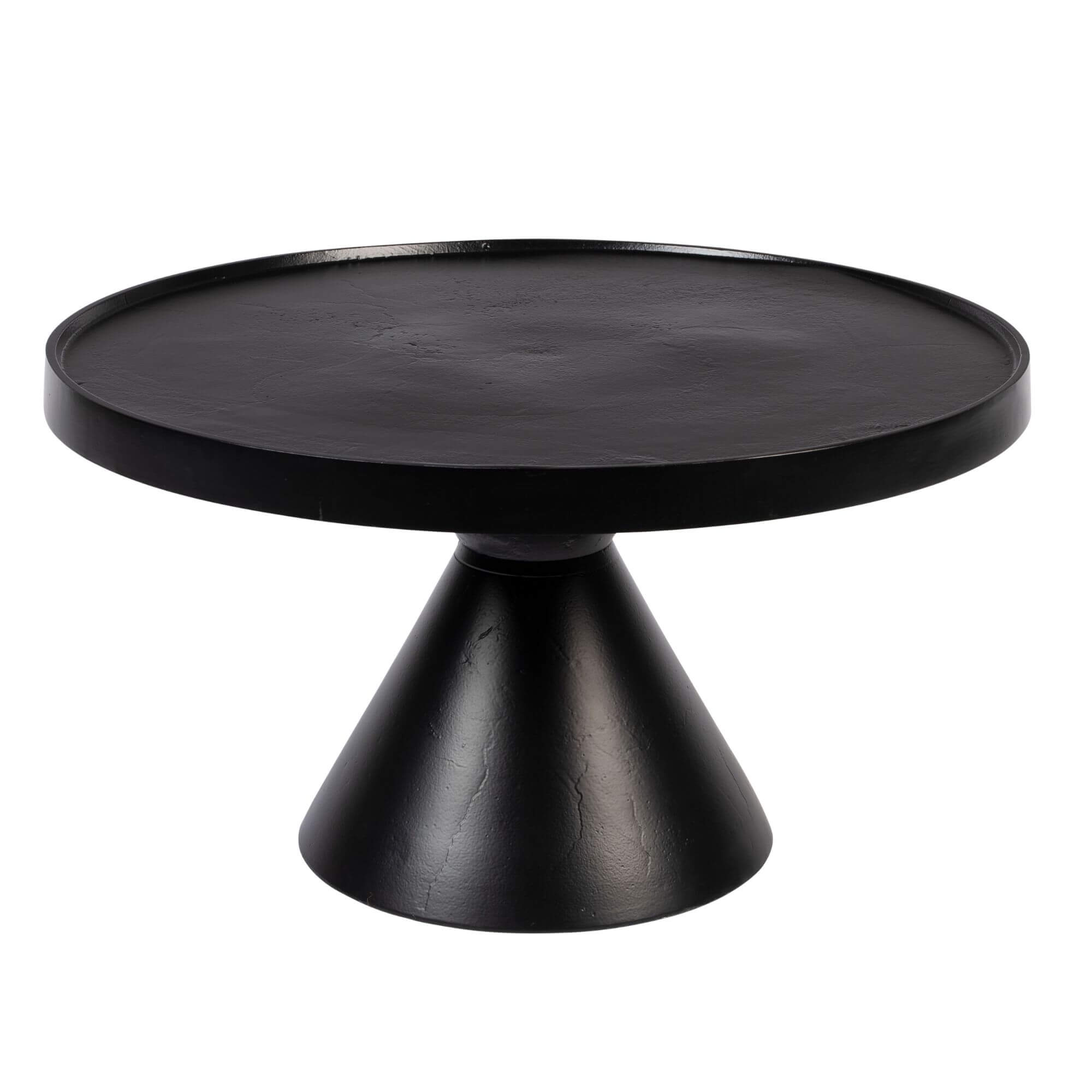table basse floss - noir - ø 60 x h 33 cm 1 table basse floss noir