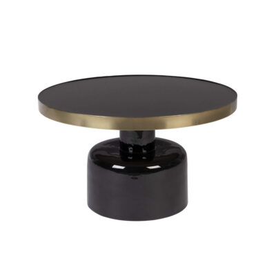 home 80 table basse glam - noir