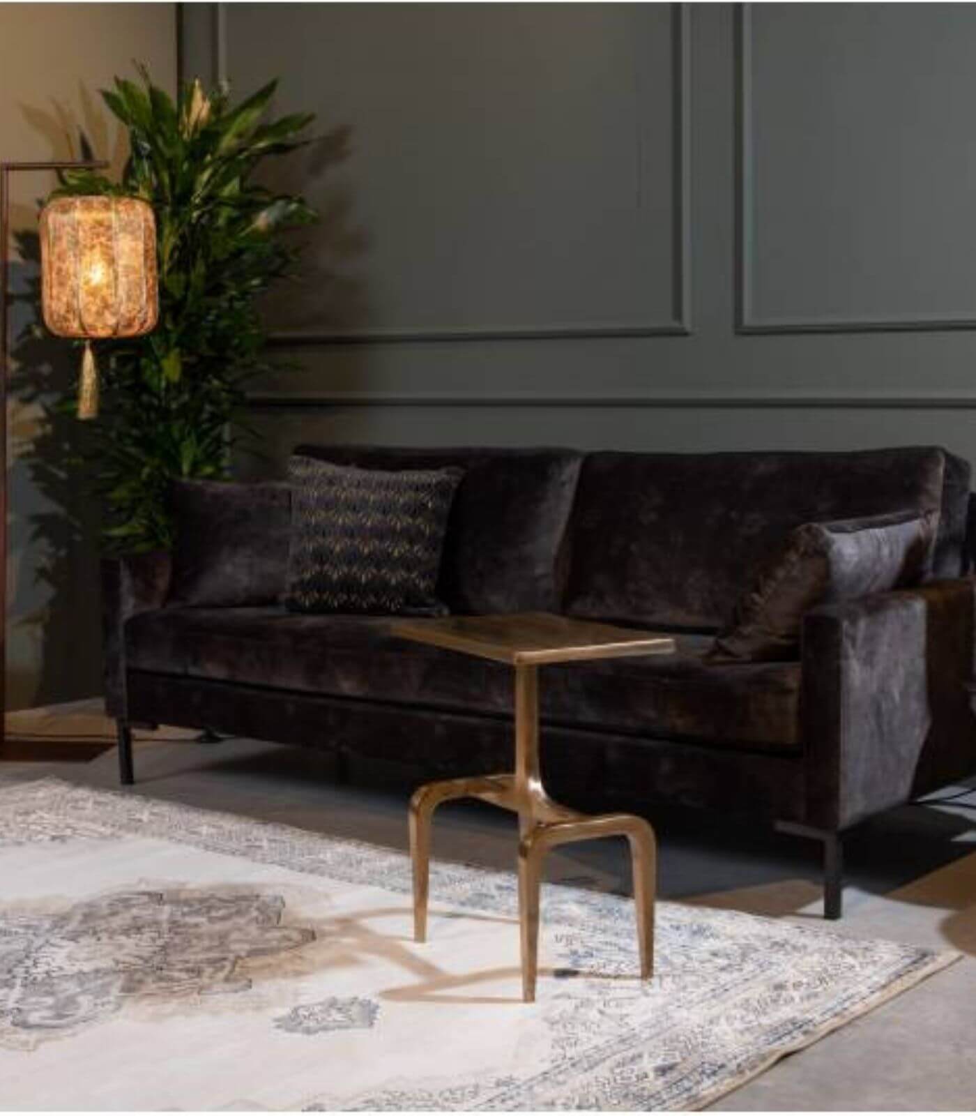 tapis mahal - grey - 200 x 300 cm 2 tapis mahal - grey - 200 x 300 cm – image 2