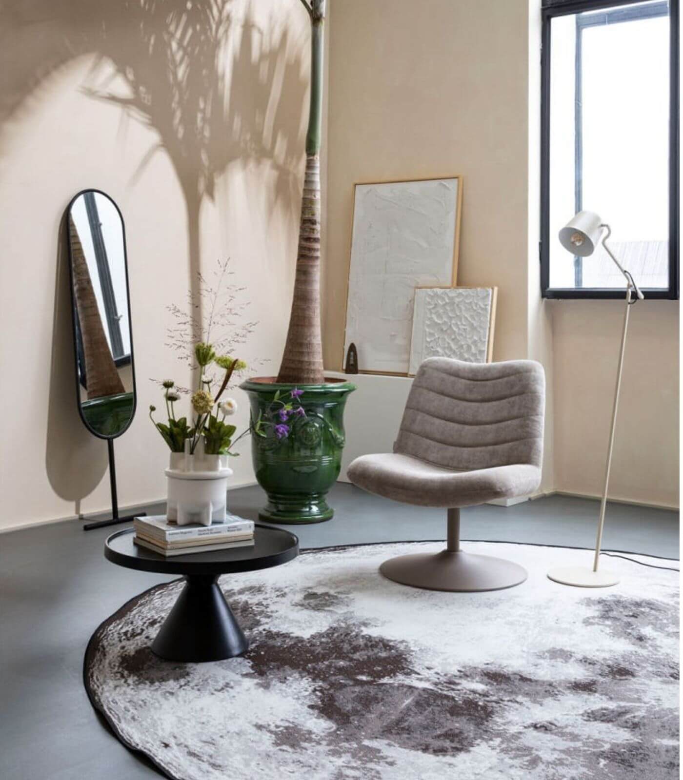 tapis rond moon - outdoor/indoor - ø 200 cm 2 tapis rond moon - outdoor/indoor - ø 200 cm – image 2