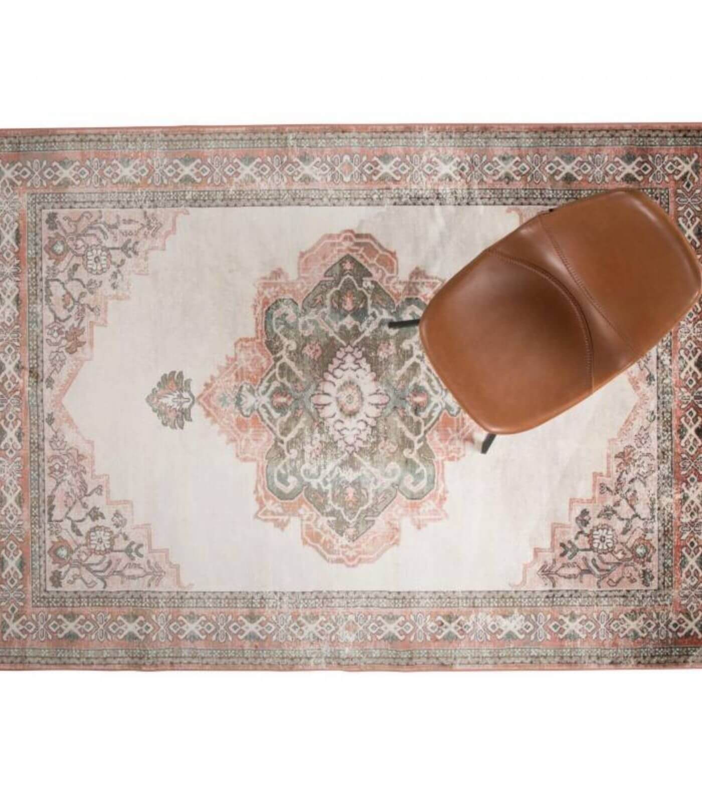 tapis mahal - pink/olive - 170 x 240 cm 4 tapis mahal - pink/olive - 170 x 240 cm – image 4