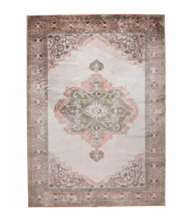 Tapis Mahal - Pink/Olive - 200 x 300 cm