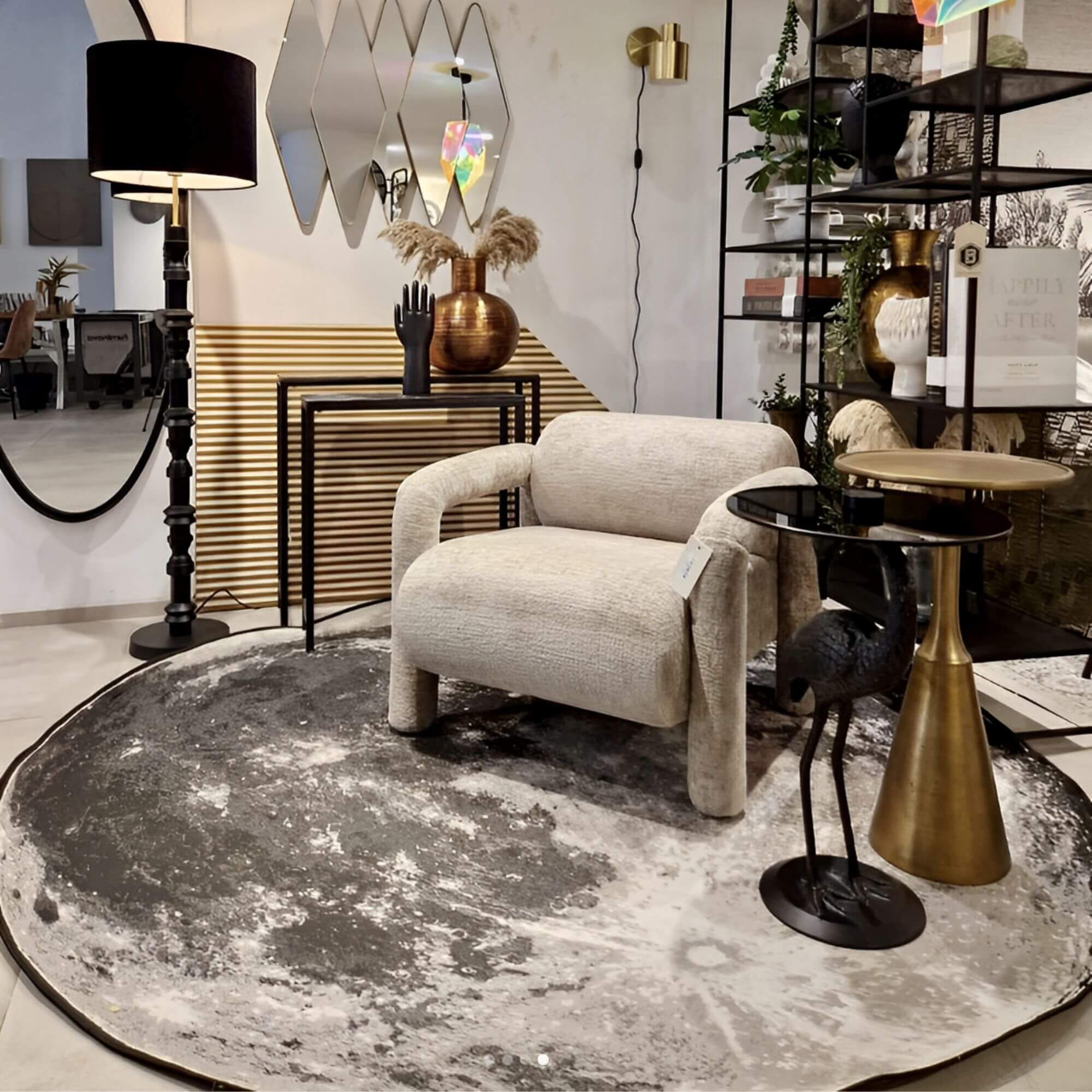 tapis rond moon - outdoor/indoor - ø 200 cm 3 tapis rond moon - outdoor/indoor - ø 200 cm – image 3