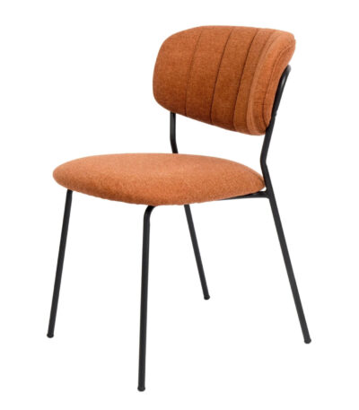 home 68 chaise jolien - terracota | pieds noirs