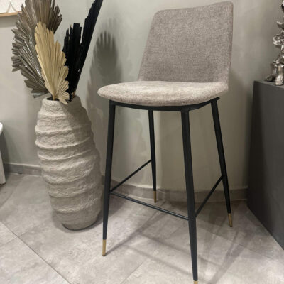tabouret de bar lionel - taupe
