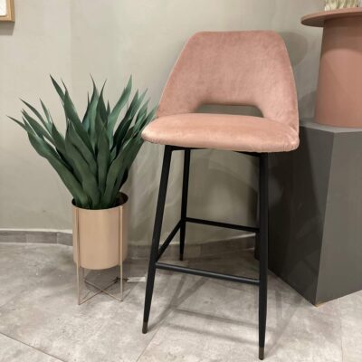 tabouret de bar radisson - rose poudré