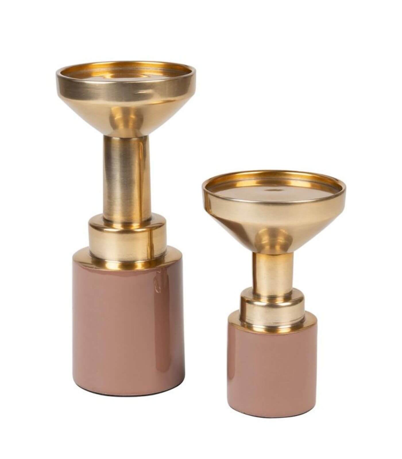 bougeoir glam - saumon - m 6 bougeoir glam - saumon - m – image 6