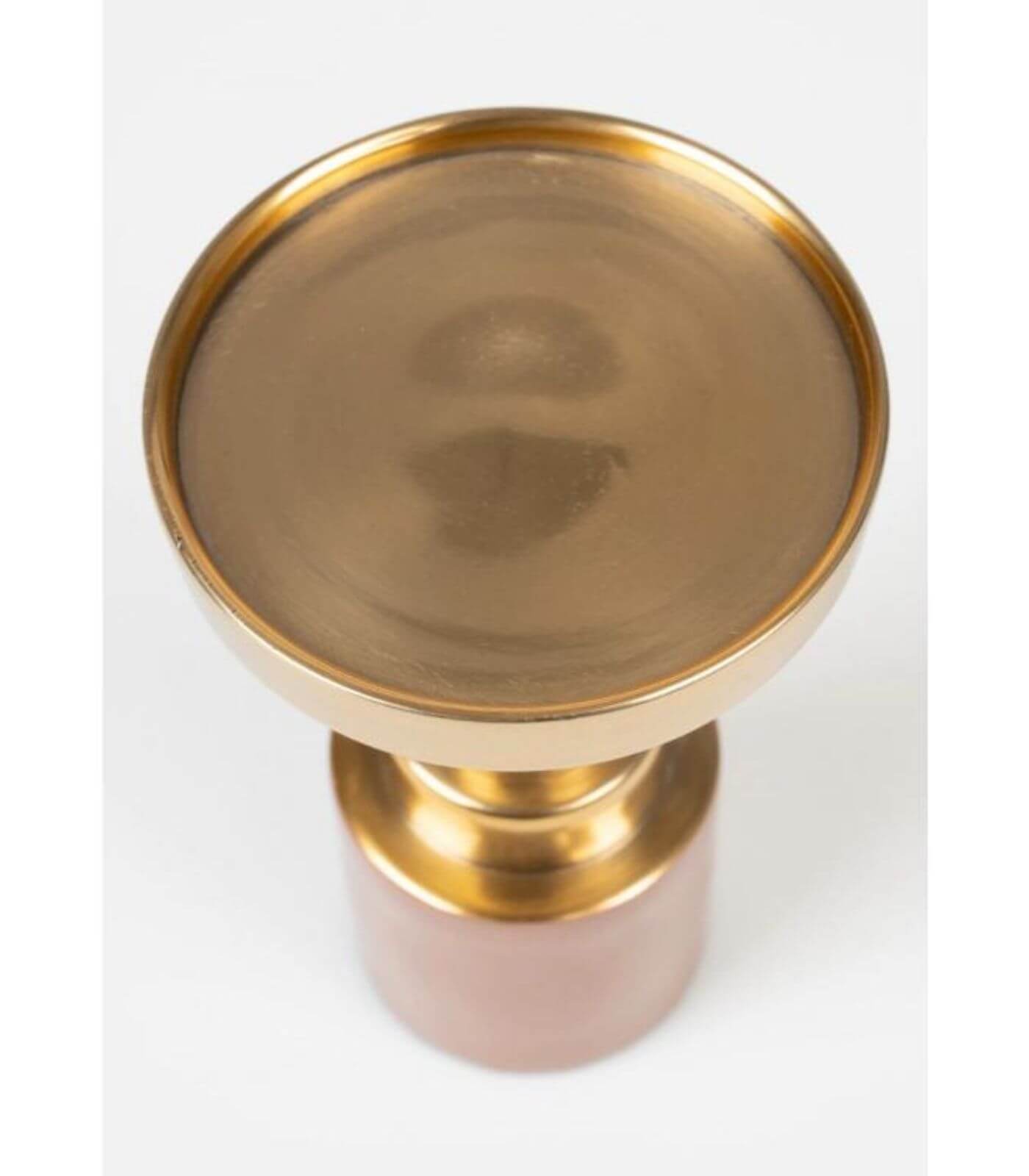 bougeoir glam - saumon - m 5 bougeoir glam - saumon - m – image 5